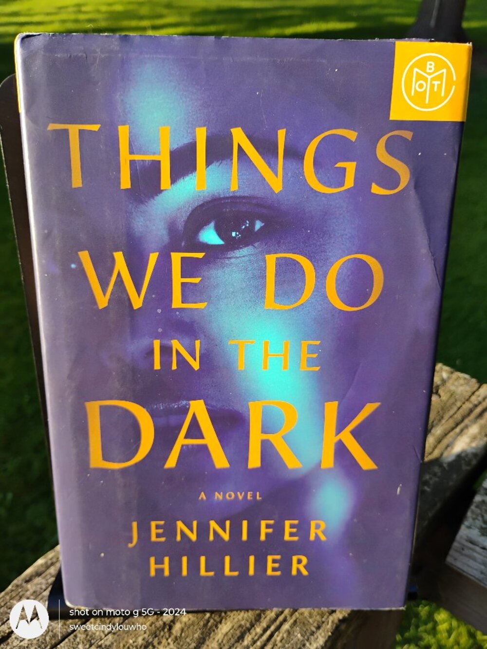 Things We Do In the Dark by Jennifer Hillier hardcover book with dust cover 2022